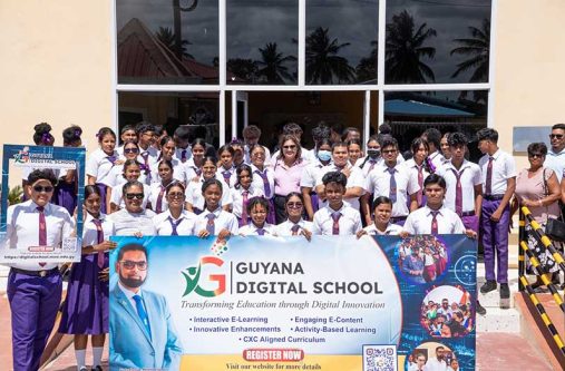 2,400 students registered as Guyana Digital School promotion expands to the Essequibo Coast (Ministry of Education photos)