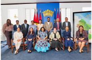 President Dr. Irfaan Ali hosted a luncheon in honour of Commonwealth Secretary-General Shirley Botchwey at State House on Wednesday. Ms. Botchwey is visiting Guyana for the first time since her election victory on 1 April, 2025. During their meeting, Ms. Botchwey thanked President Ali for his support during her election, and for his stewardship and leadership on global issues (Office of the President photos)