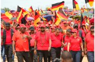 President, Dr Irfaan Ali; Prime Minister Brigadier (ret’d) Mark Phillips and other government ministers addressed thousands of residents of Region One on Saturday during a public meeting by the People’s Progressive Party Civic (PPP/C)