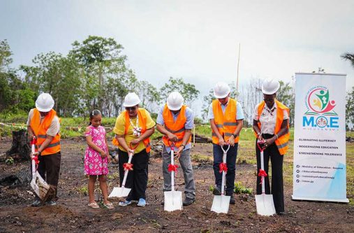 Tuesday marked a significant milestone for the community of Micobie in Region 
Eight, as ground was ceremonially broken for the construction of a Secondary 
School in the community