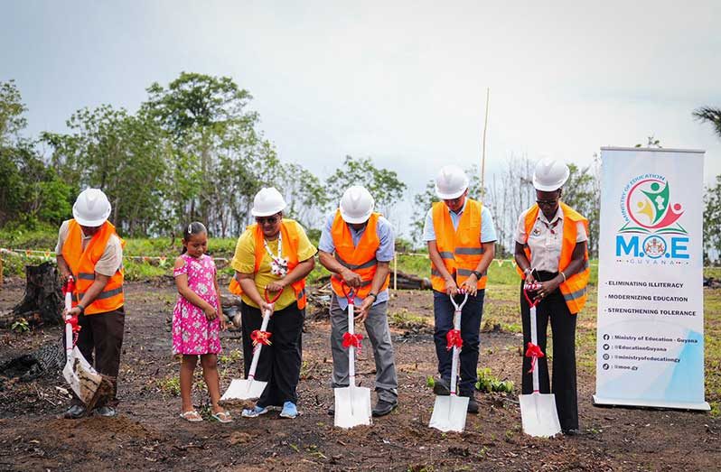 Tuesday marked a significant milestone for the community of Micobie in Region 
Eight, as ground was ceremonially broken for the construction of a Secondary 
School in the community