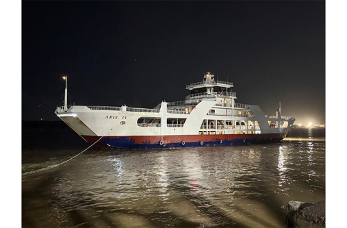 The ARIS IV has arrived in Guyana after completing an impressive 5,200-nautical-mile journey and will soon begin servicing the Parika–Supenaam route