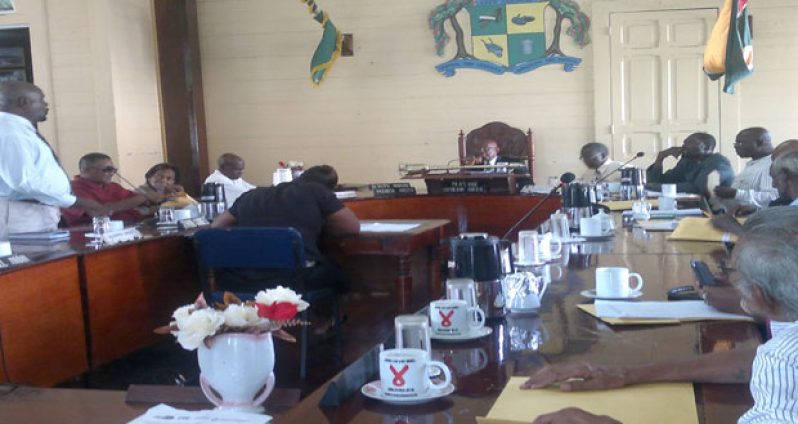 The statutory meeting in full swing