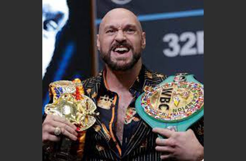 Undefeated WBC heavyweight champion Tyson Fury