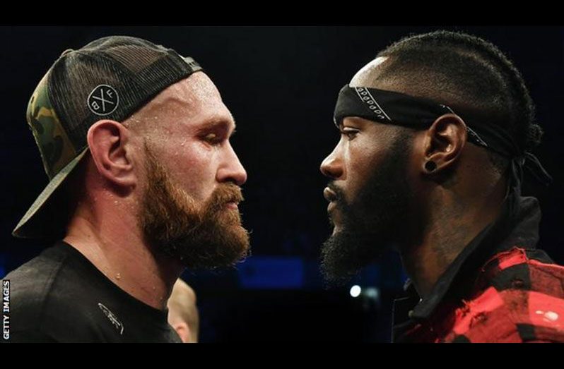 Tyson Fury and Deontay Wilder