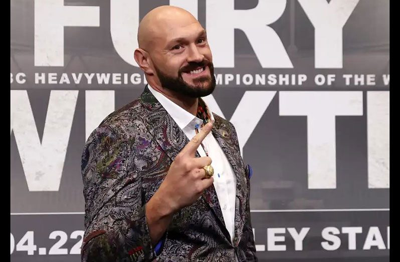 The unbeaten Tyson Fury is a two-time world champion