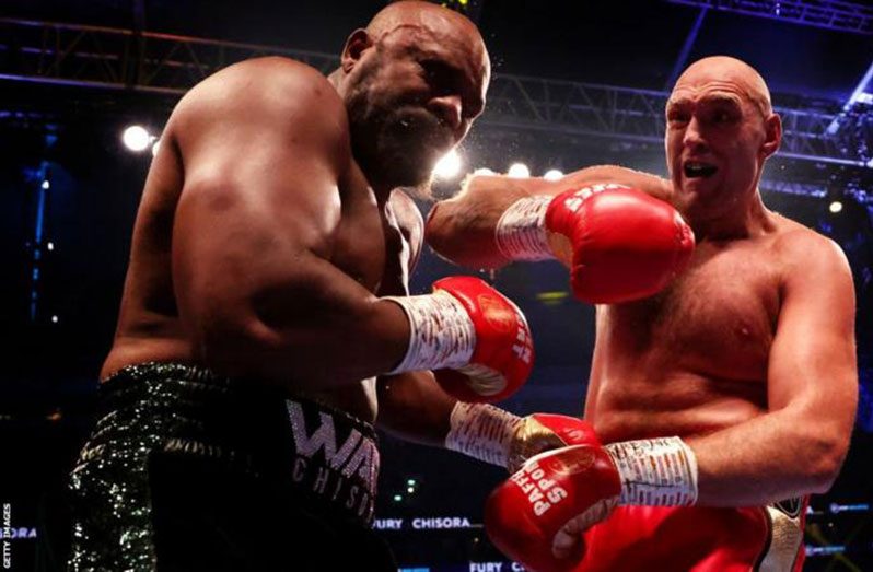 Tyson Fury claimed the 23rd knockout of his career