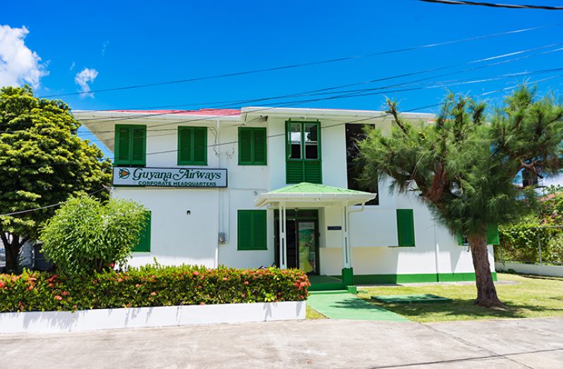 The office of Guyana Airways Incorporated Inc. located at Barrack Street, Kingston