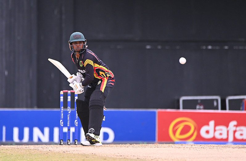 Shabika Gajnabi top-scored for Guyana 