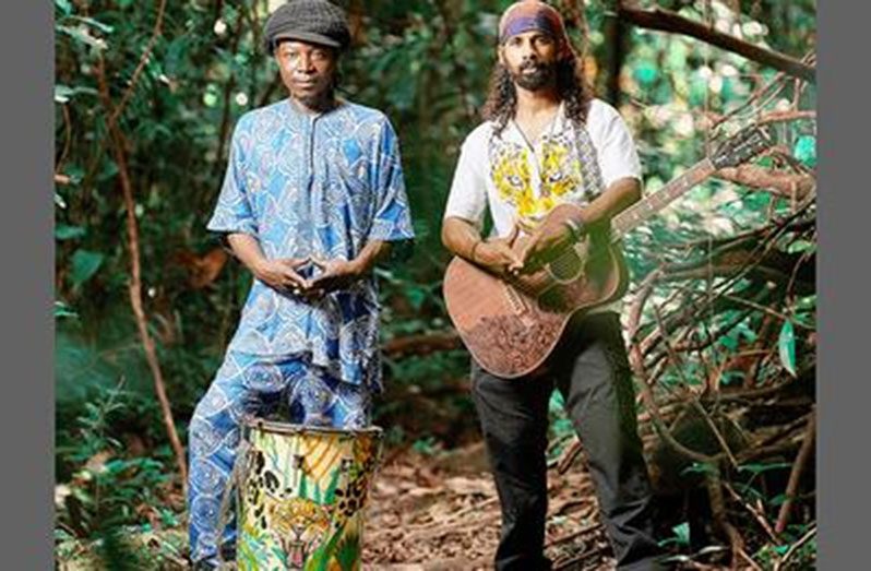 Gavin and his bandmate, Chucky, have just finished recording a new album, Folk It Up Vol. 3, live, in the Iwokrama Rainforest