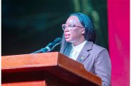 : Speaking at the launch of Guyana International Building Expo 2025, President of the Georgetown Chamber of Commerce and Industry (GCCI) Kathy Smith highlighted that investments in infrastructure were not only improving travel but are also creating major opportunities for businesses (Delano Williams photo)