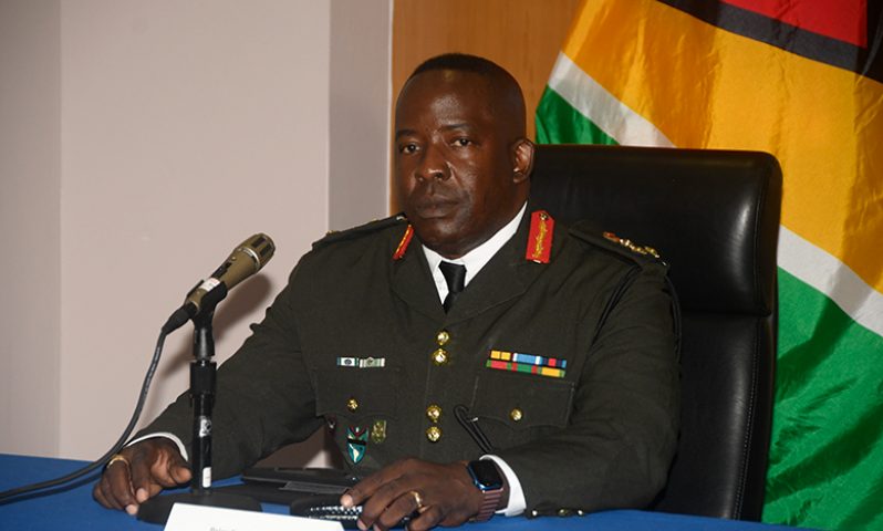 Guyana Defence Force Chief of Staff, Brigadier Godfrey Bess (Adrian Narine photo)