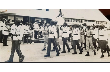 Passing-out Parade, December 17, 1976, Camp Ayanganna