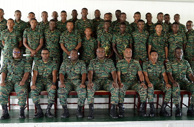 The successful ranks that graduated as Gunners (GDF Photo)