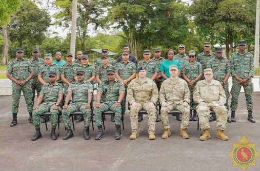 The exchange brought together 33 members of the GDF from units across the Force and five members of the Florida National Guard