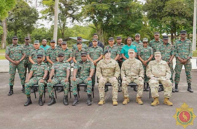 The exchange brought together 33 members of the GDF from units across the Force and five members of the Florida National Guard