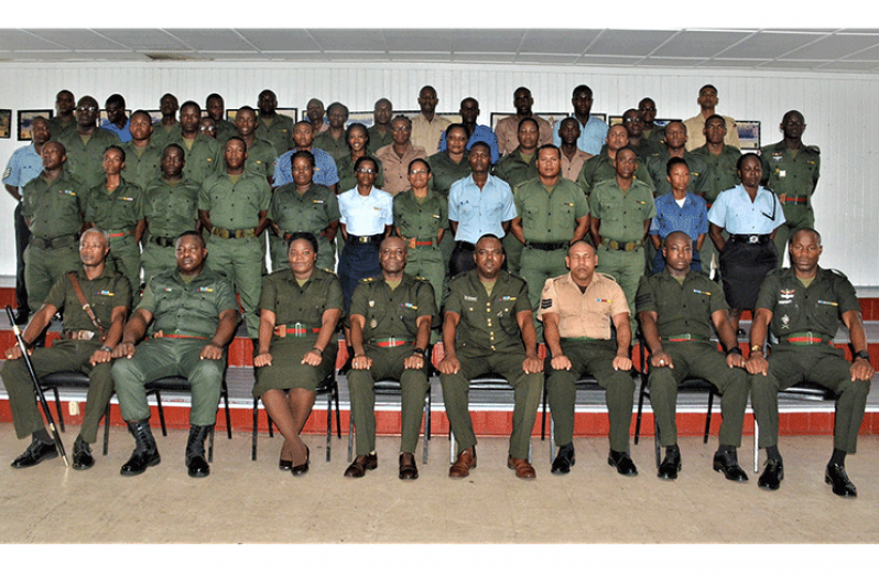 The military officers and their superiors who will participate in the arms training