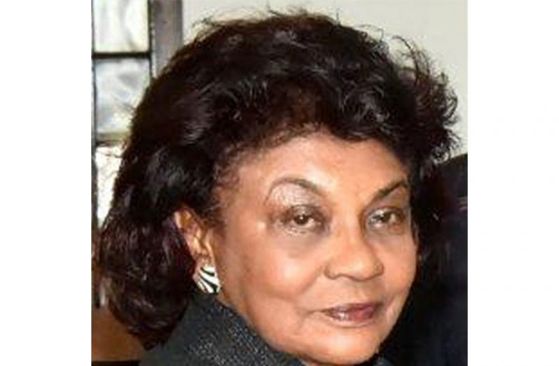 GECOM Commissioner,
Retired Justice
Claudette Singh