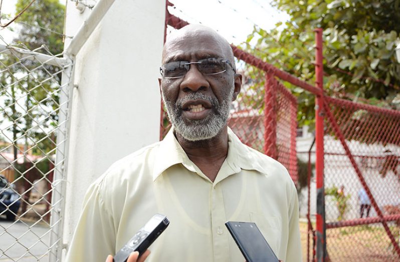 GECOM government-nominated Commissioner Vincent Alexander (Samuel Maughn photo)