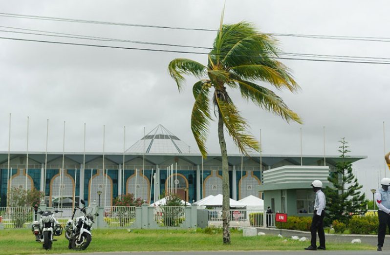 The Arthur Chung Conference Centre – the site for the National Recount (Delano Williams photo)