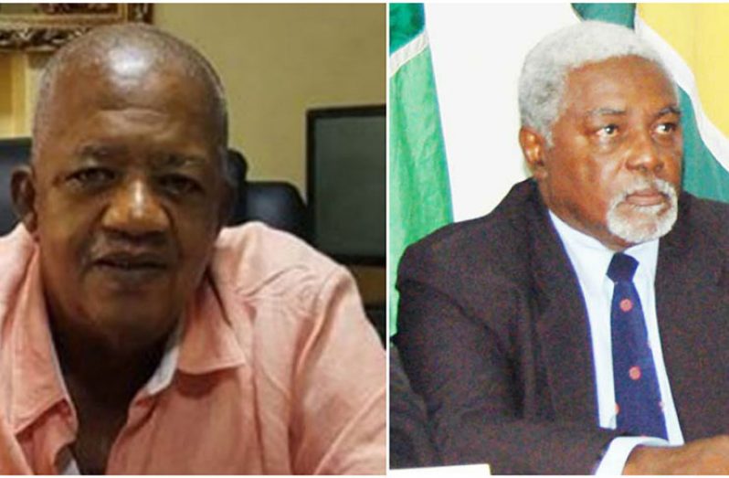 Winston ‘George’ Humphrey (L) and Winston Callender