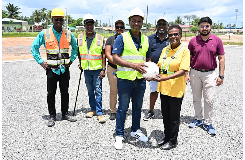 GFF team with B&J Civil & SPM during Linden visit