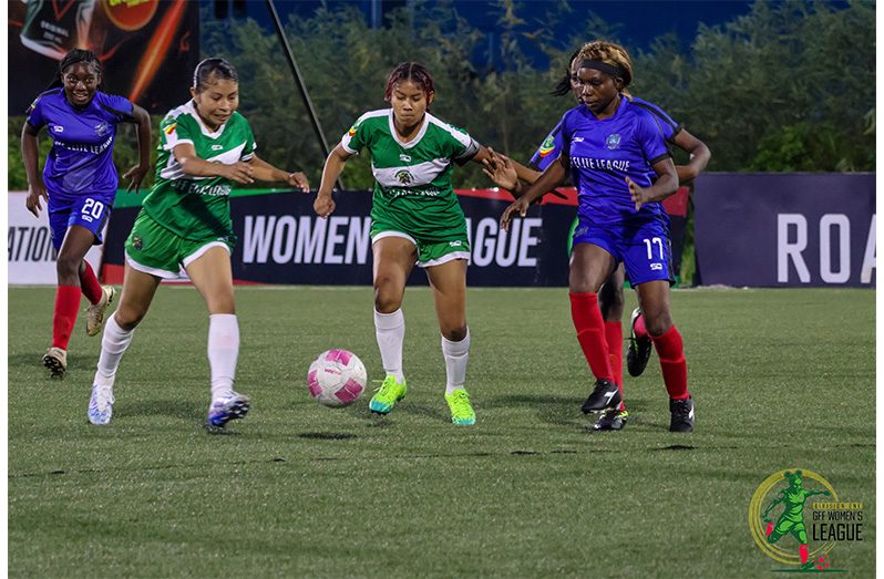 Action from the Women’s Division One League
