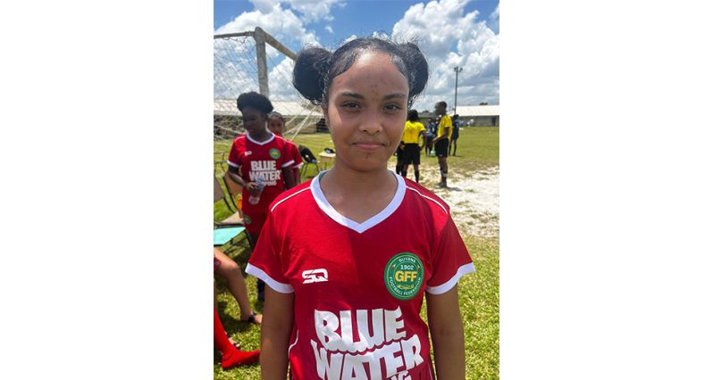 Ronessa Stellingburg scored in both games for Christianburg Wismar Secondary