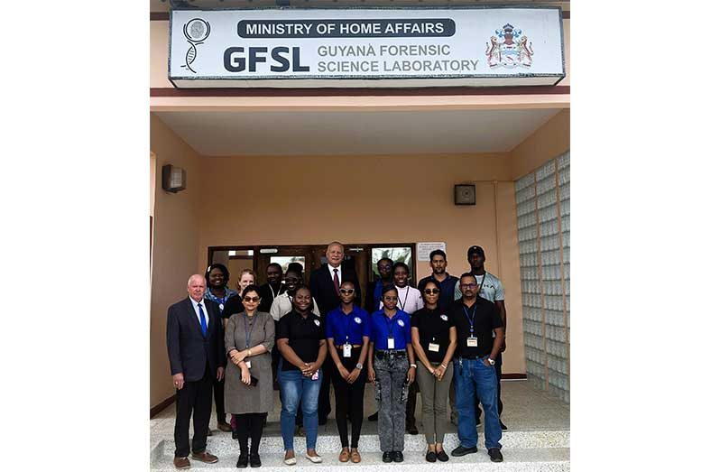 The visit was facilitated by the U.S. Embassy in Georgetown and the U.S. Department of State’s Bureau of International Narcotics and Law Enforcement Affairs (INL)