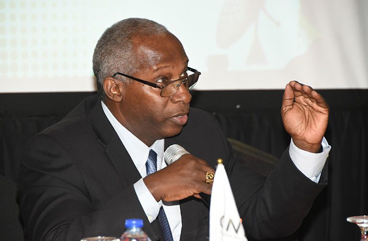 Chairman of the GNBA Board, Leslie Sobers (Photos by Adrian Narine)