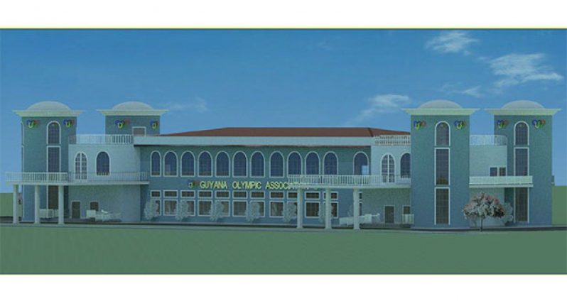 A 3D representation of what the completed building is expected to look like