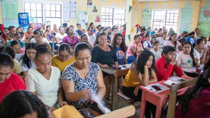 Mahdia residents turned up in their numbers on Friday to the GOAL outreach at the Mahdia Secondary School