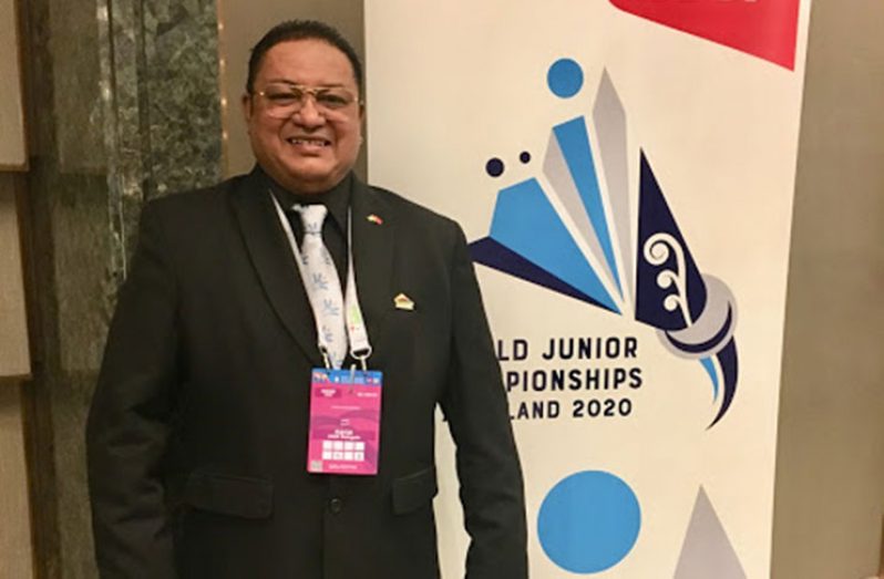 Guyana Badminton Association president Gokarn Ramdhani