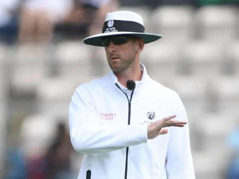 Michael Gough was suspended on October 28, and has returned two negative COVID-19 tests since  (ICC via Getty)