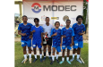 Government Technical Institute Goal Scorers: From L-R Akeem Smith (1) Alton Fraser (1) Emmanuel Lewis(1) Kevin David(1) Seaton Rogers(1) Elijah Desouza (1) and Kevin David(1)