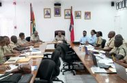 Representatives of the EPA met with Commissioner of Police Clifton Hicken and senior members of the Guyana Police Force, on Monday, at the Commissioner’s Conference Room, Eve Leary, Georgetown