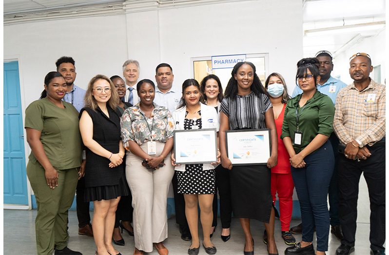 The milestone event was celebrated on Wednesday with the official commissioning of a new non-hazardous compounding hood at GPHC’s Maternity Pharmacy