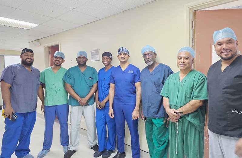 GPHC’s Orthopaedic Team has now completed 136 joint replacement surgeries for 2025, all performed by Guyanese specialists, showcasing the hospital’s expanding expertise and commitment to advanced local care