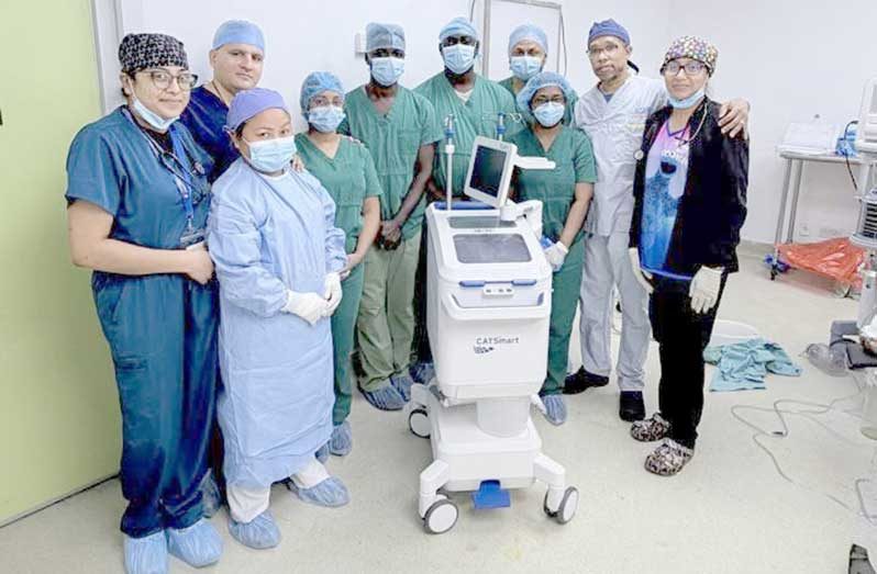 GPHC's Vascular Surgery Division, working in collaboration with the National Blood Transfusion Services (NBTS), utilised a Cell Saver system during the emergency repair of a ruptured abdominal aortic aneurysm (AAA) in an 85-year-old woman