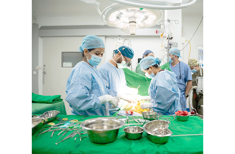 Spearheaded by President, Dr Mohamed Irfaan Ali, the collaboration brought together local and international medical teams to provide treatment for children with heart conditions present from birth