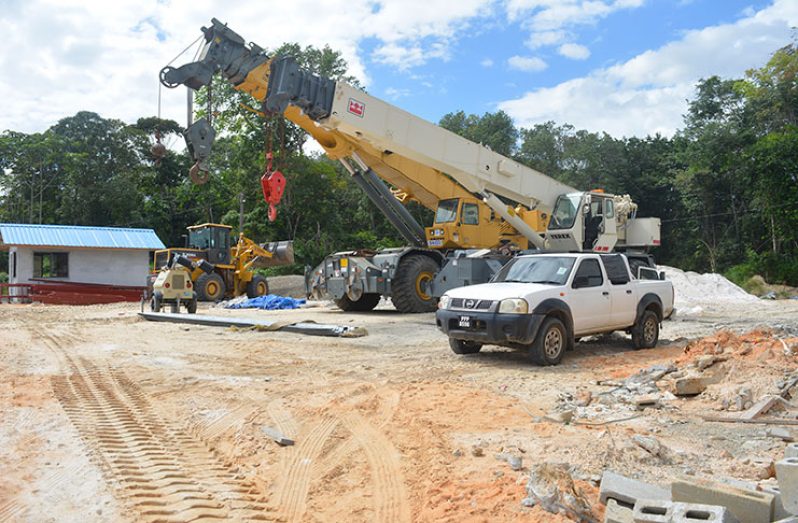 The new 3.3 megawatt power plant is being constructed at Dagg Point, Agatash