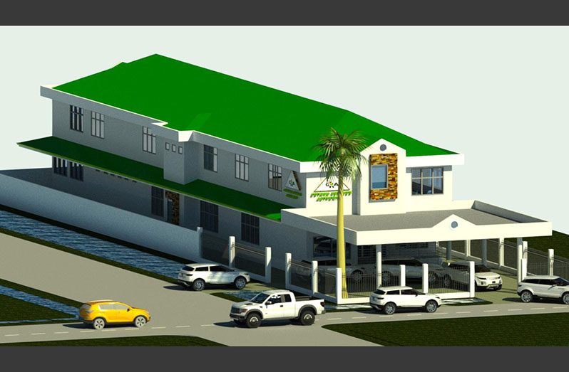 Artist impression of the new Licence Revenue Office at Smyth and Princess Streets