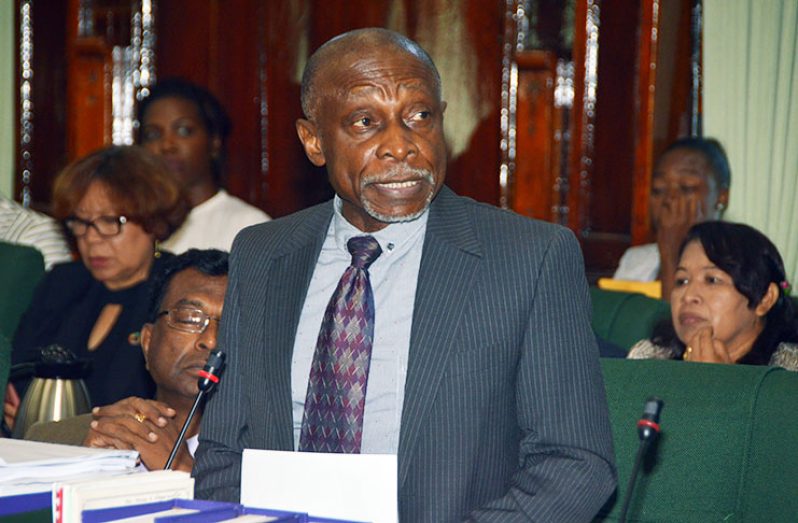 Minister of Foreign Affairs Carl Greenidge speaks on assistance available to flood-stricken T&T (Adrian Narine photo)
