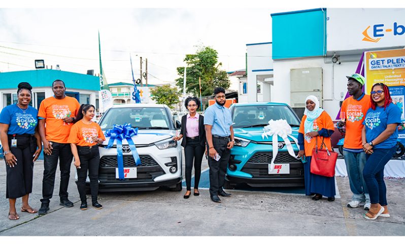 Four GTT customers, on Thursday, drove away with the grand prize of a new Toyota Raize as the company concluded its ‘Tis the Season’ Christmas promotion