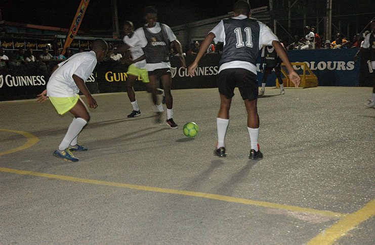 Part of the action on night two of this year’s Berbice Zone of the Guinness ‘Greatest of the Streets’ Competition.