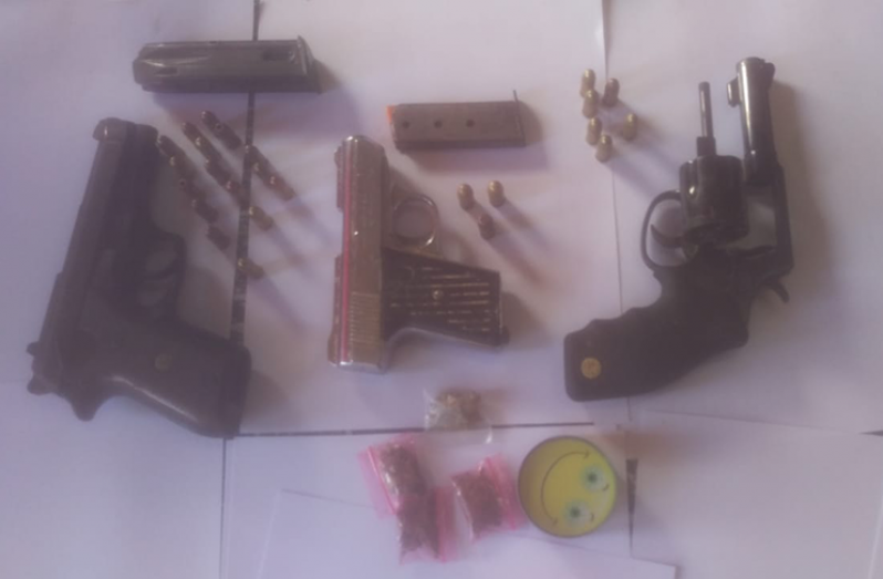 Guns seized in Agricola