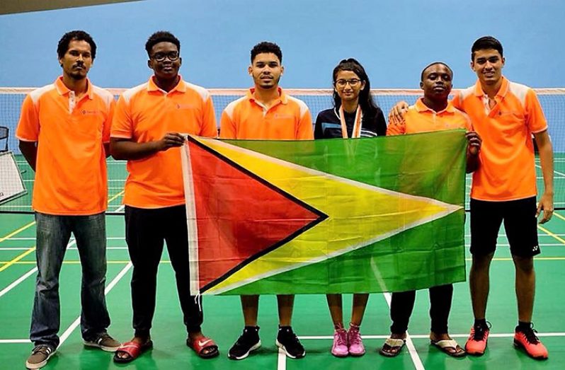 Guyana’s Senior Badminton team