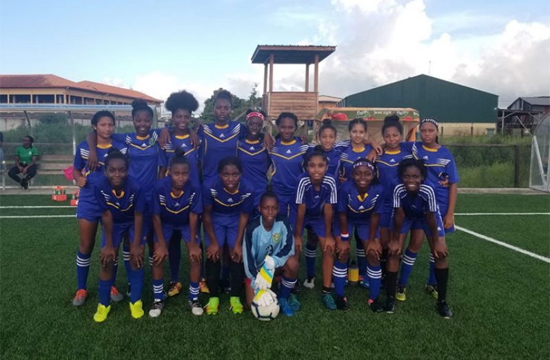 The Guyana-based members of the Lady Jags team for the 2020 Concacaf Women’s Under-17 Championship first-round Qualifiers in Curacao from August 17 – 25.