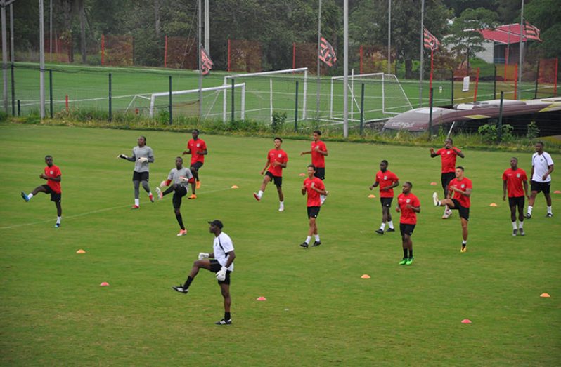 First training session in Costa Rica on Sunday afternoon (GFF photo)
