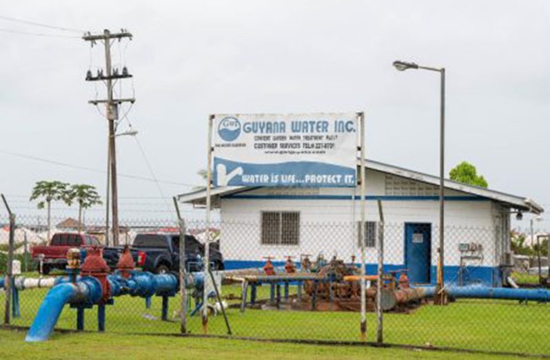 The Government through the Guyana Water Incorporated (GWI) has secured some $6 billion from the Caribbean Development Bank (CDB) for the construction of five new water treatment plants (DPI photo)